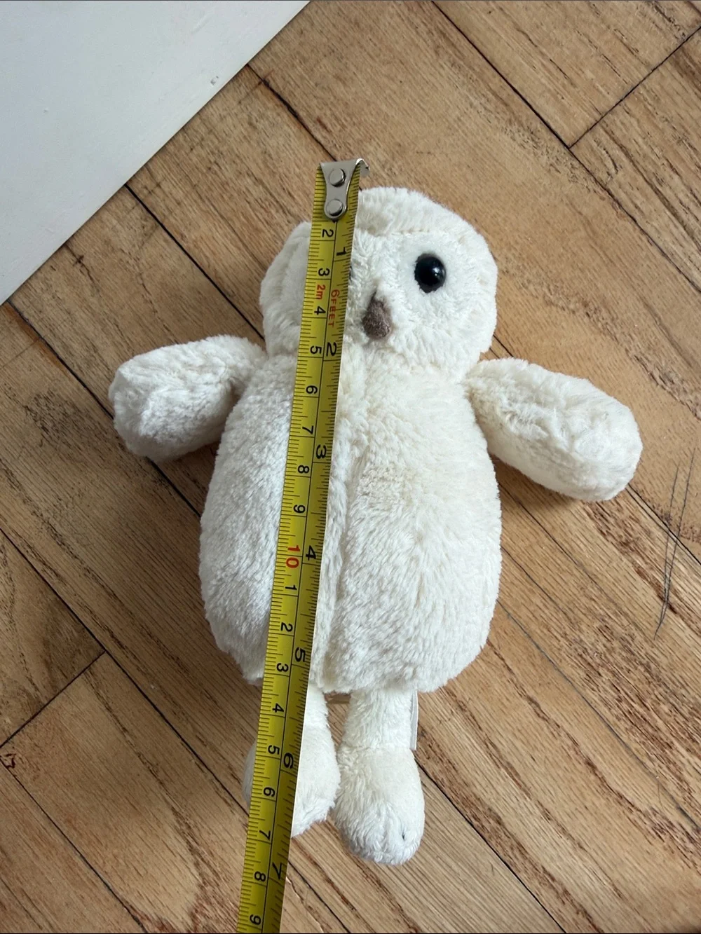 Jelly Cat Plush White Owl Pet Toy - Soft Bird Plush